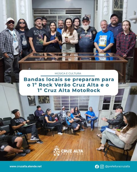 Bandas de Cruz Alta se unem para o Rock Verão e o MotoRock em Janeiro