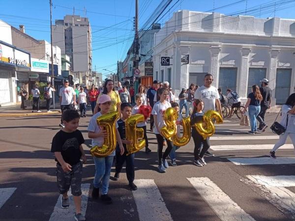 Marcha de Jesus reuniu fiéis no sábado em Cruz Alta