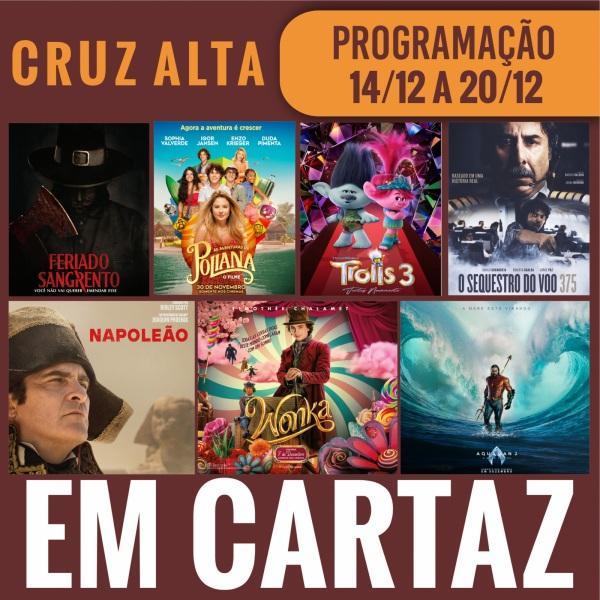 Confira os filmes em cartaz nos cinemas de Conquista durante os