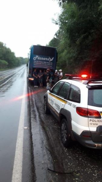Ônibus de excursão é assaltado em Pejuçara