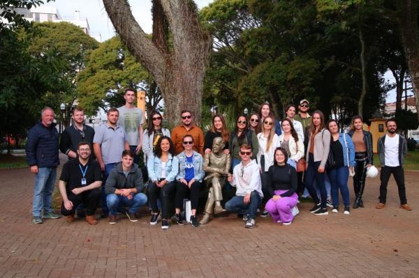 Alunos do Curso de Arquitetura da Unijuí participaram de visita orientada 