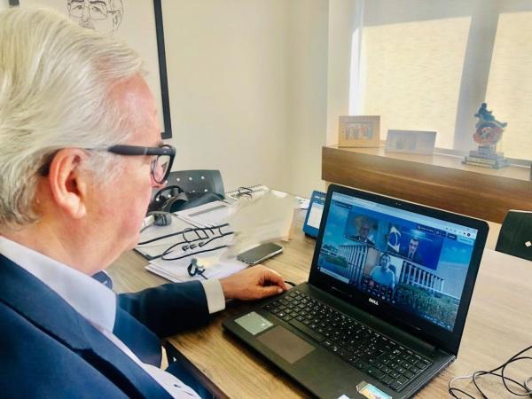 Pedro Westphalen participa de reunião virtual sobre importação de vacinas