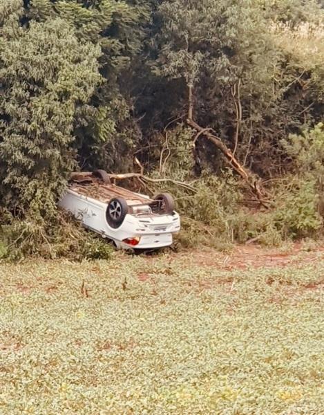 Acidente com danos materiais na ERS-223 em Ibirubá no fim de semana