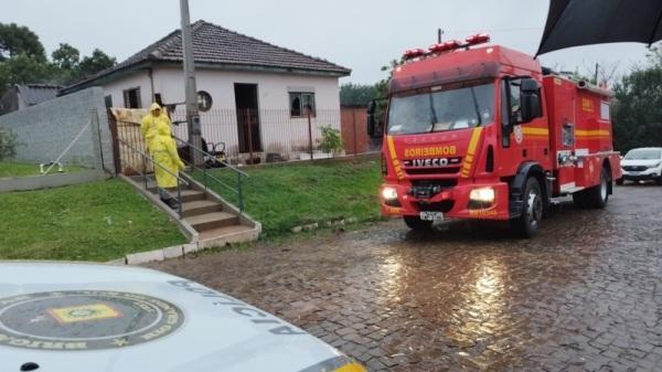 Inêndio tem vítima fatal em Júlio de Castilhos na tarde da quinta-feira