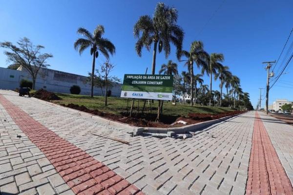 Praça da Easa segue em obras 