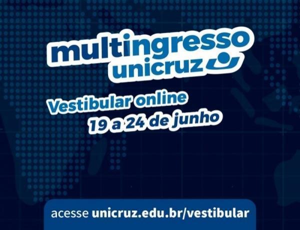 Prazo de inscrição para o Vestibular 2022/2 da Unicruz termina nesta sexta
