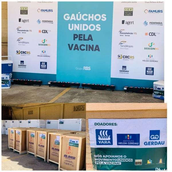 Cruz Alta é contemplada através do movimento Gaúchos Unidos pela Vacina