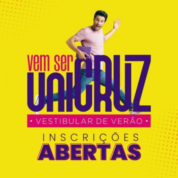 Aberto o período de inscrições para o Vestibular de Verão da UNICRUZ