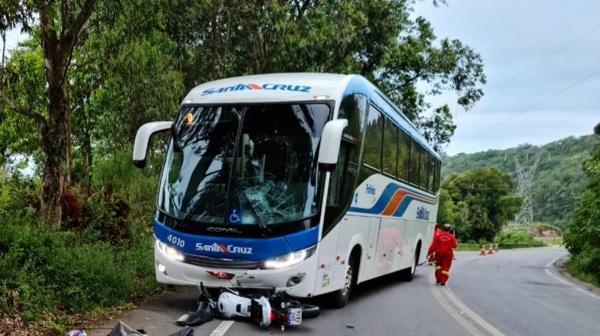 Homem morre em acidente na serra da ERS 400 em Candelária no sábado