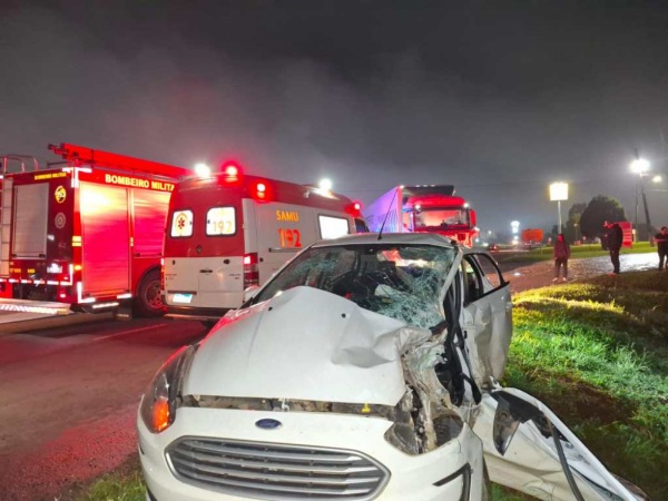 Grave acidente deixa uma vítima fatal na BR-285 em Ijuí