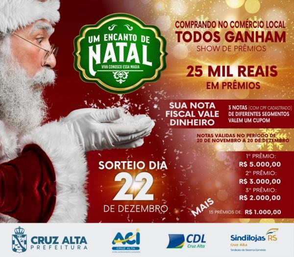 Comprando no Comércio Local Todos Ganham! irá sortear R$25 mil em prêmios