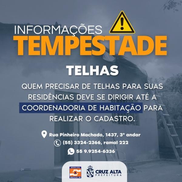 QUEM PRECISA DE TELHAS: Coordenadoria de Habitação está atendendo a população 