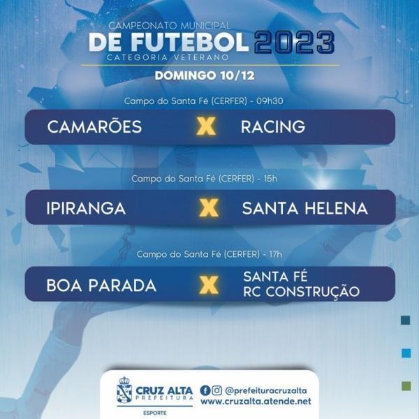 Última rodada do Citadino de futebol categoria veteranos é neste domingo