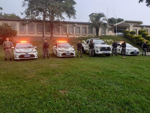 Brigada Militar recupera veículo roubado no Cadeado e prende dois suspeitos