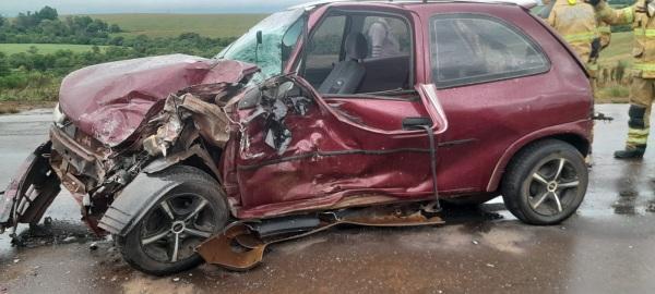 Acidente na ERS 342 entre Cruz Alta e Ijuí com registro de danos materiais