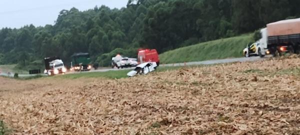 Acidente de trânsito com vítima fatal na RSC-377 em Cruz Alta