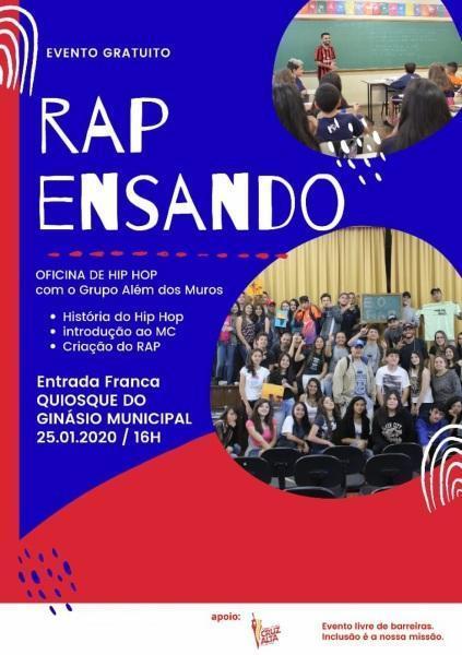 Secretaria de Cultura e grupo Além dos Muros promovem oficina de Hip-Hop