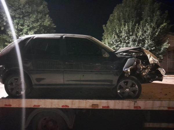 Acidente de trânsito com danos materiais na Dr. Noronha em Cruz Alta