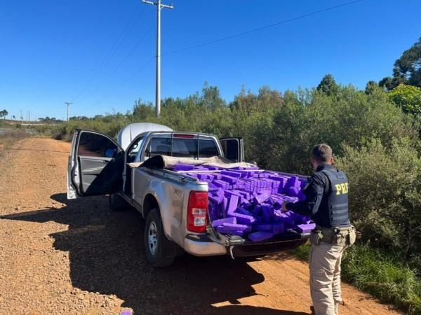 PRF apreendeu mais de uma tonelada de maconha na BR-285 em Vacaria