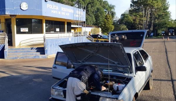 Policia Rodoviária Federal recupera veículo furtado em Cruz Alta