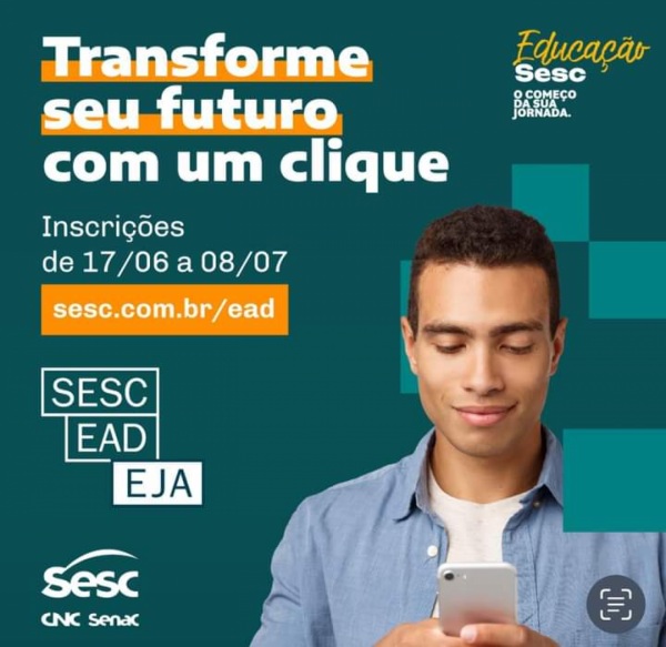 Sesc EAD EJA: 1.225 Vagas Gratuitas em Cruz Alta e Outras Cidades do RS