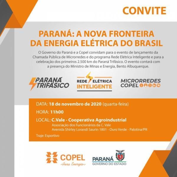 C.Vale será anfitriã de lançamento de programas da Copel