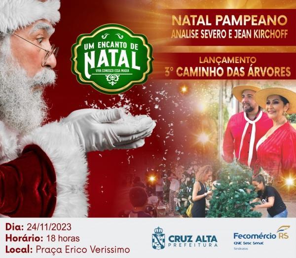 Programação de Um Encanto de Natal começa na próxima sexta-feira dia 24