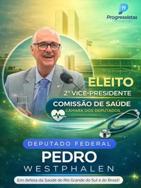 Pedro Westphalen é eleito 2º vice-presidente da Comissão de Saúde da Câmara