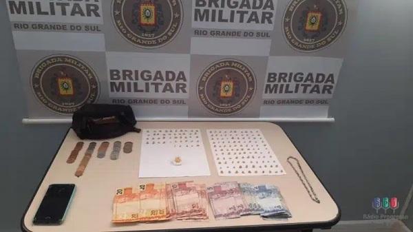 POLÍCIA: Menor é apreendido com 155 pedras de crack em Ijuí