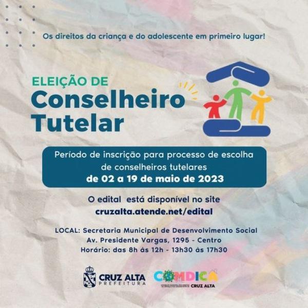 Inscrições para vagas de conselheiro tutelar encerram nesta sexta-feira