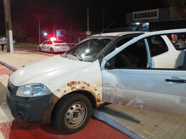 Mais um acidente na Plácido de Castro envolvendo moto e carro nesta segunda