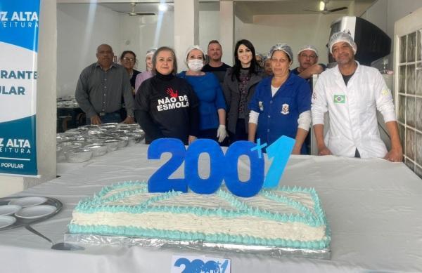 Restaurante Popular comemora os 201 anos de Cruz Alta de forma especial