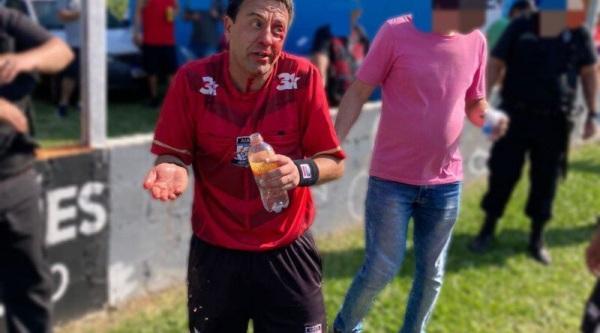 Árbitro é agredido em partida do Campeonato de futebol Campo de Cruz Alta