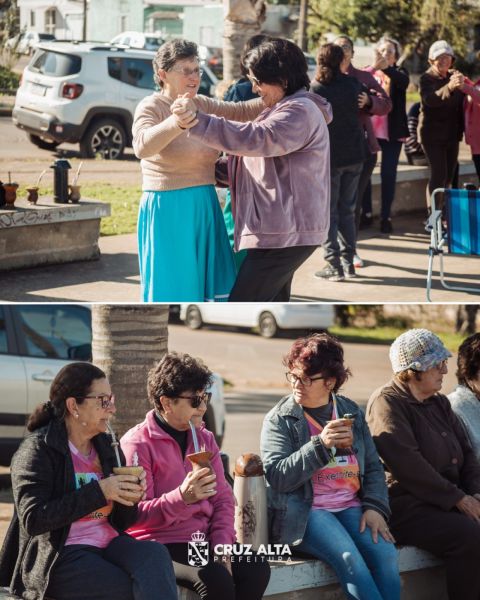 SEMANA FARROUPILHA> Grupo de Ginástica da Lizabel comemora com mateada