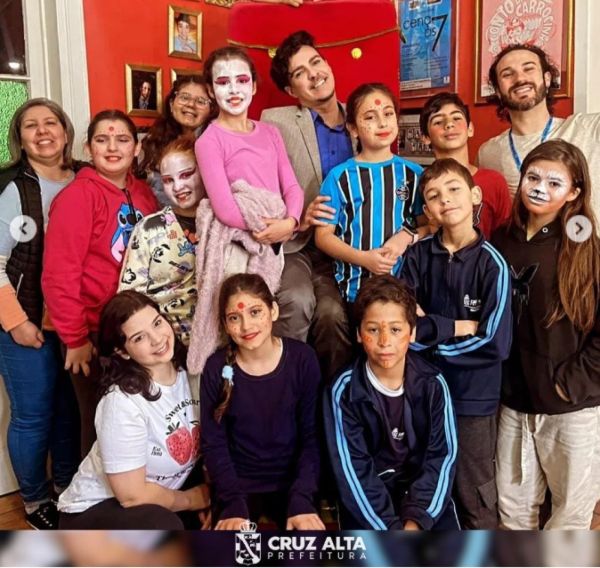 Alunos do Projeto dia D Teatro visitam o Palacinho do Máschara 