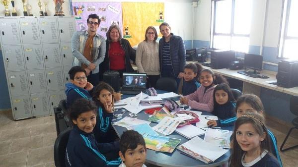 CineSolarzinho levou atividades para a Escola Álvaro Ferreira Leite na sexta