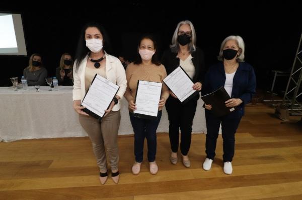 Na sexta foi empossada na Casa de Cultura a nova mesa diretora do COMDICA