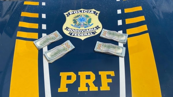 Pai e filho frederiquenses são abordados levando 37,5 mil dólares na BR-158