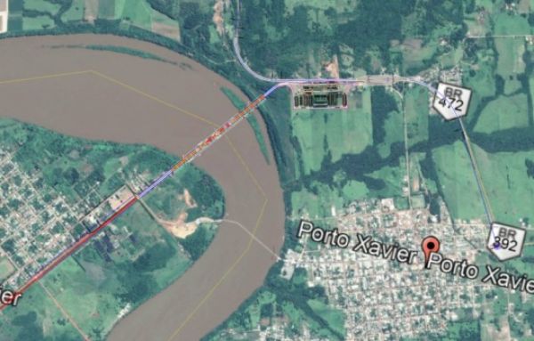 Obra da ponte internacional de Porto Xavier entra na fase final de liberação