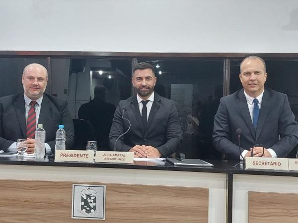 Zeca Amaral (Rede) é eleito novo presidente da Câmara de Vereadores