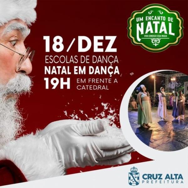 Apresentações de danças marcam a programação desse domingo 