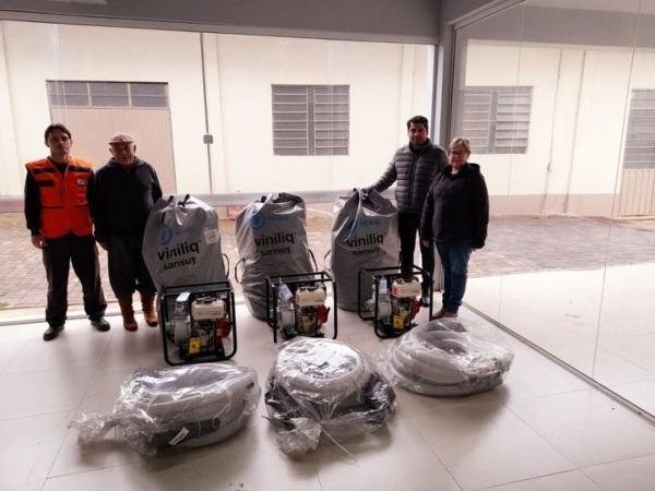 Município de Jóia recebe três reservatórios de água