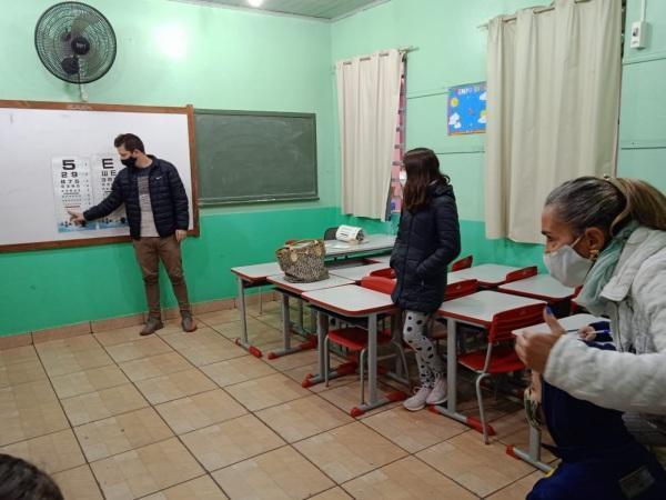 Projeto de acuidade visual visitou mais escolas da rede municipal nesta quinta