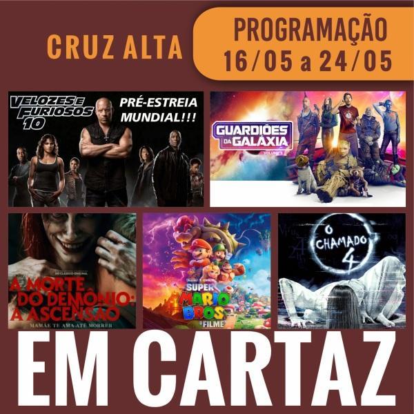 FINDI: Confira a programação de filmes em exibição no Cine Globo de Cruz Alta 