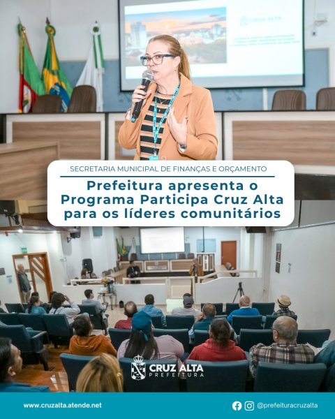 Prefeitura apresenta o Programa Participa Cruz Alta para líderes comunitários