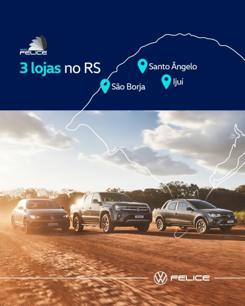 Grupo Felice amplia atuação com novas concessionárias Volkswagen no RS