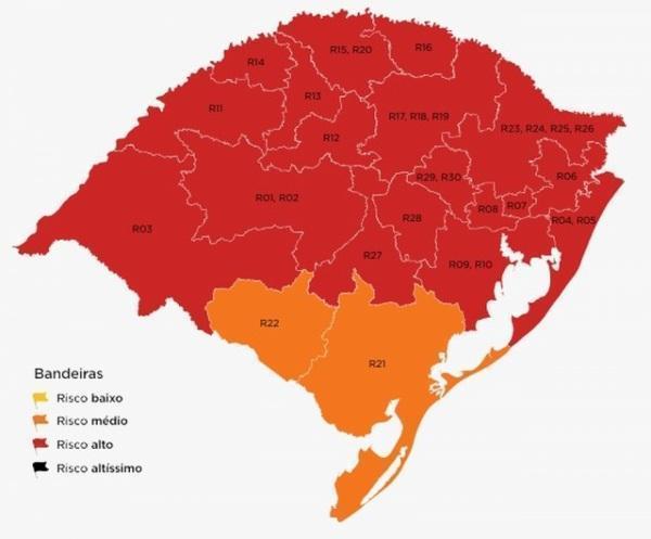 Governo recebe 59 pedidos de cidades para sair da bandeira vermelha