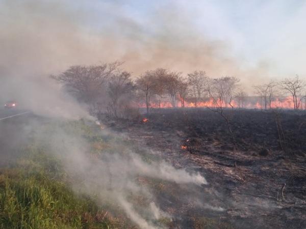 Queimadas e o perigo na BR-158