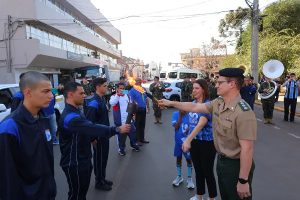 Cruz Alta recebe a 89ª Corrida do Fogo Simbólico da Pátria