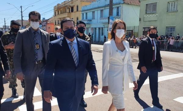 Cruz Alta recebe visita do Vice-presidente da República, Hamilton Mourão